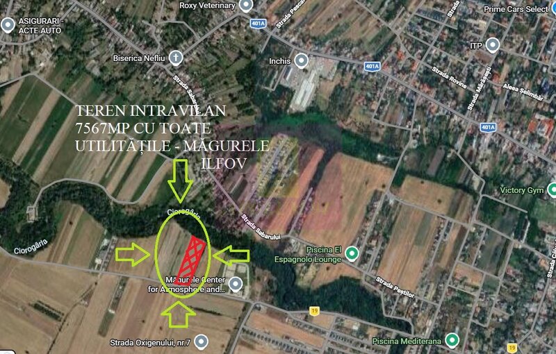 Teren ideal dezvoltare imobiliara in Magurele strada Atmosferei